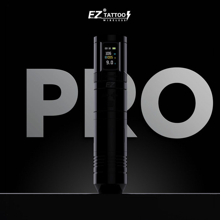 The EZ EvoTech Pro Wireless Battery Tattoo Pen Machine---the latest tattoo gun of EZ tattoo