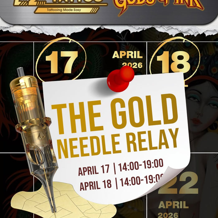 EZ Tattoo at Gods of Ink 2026 — The Gold Needle Relay is Coming to Frankfurt