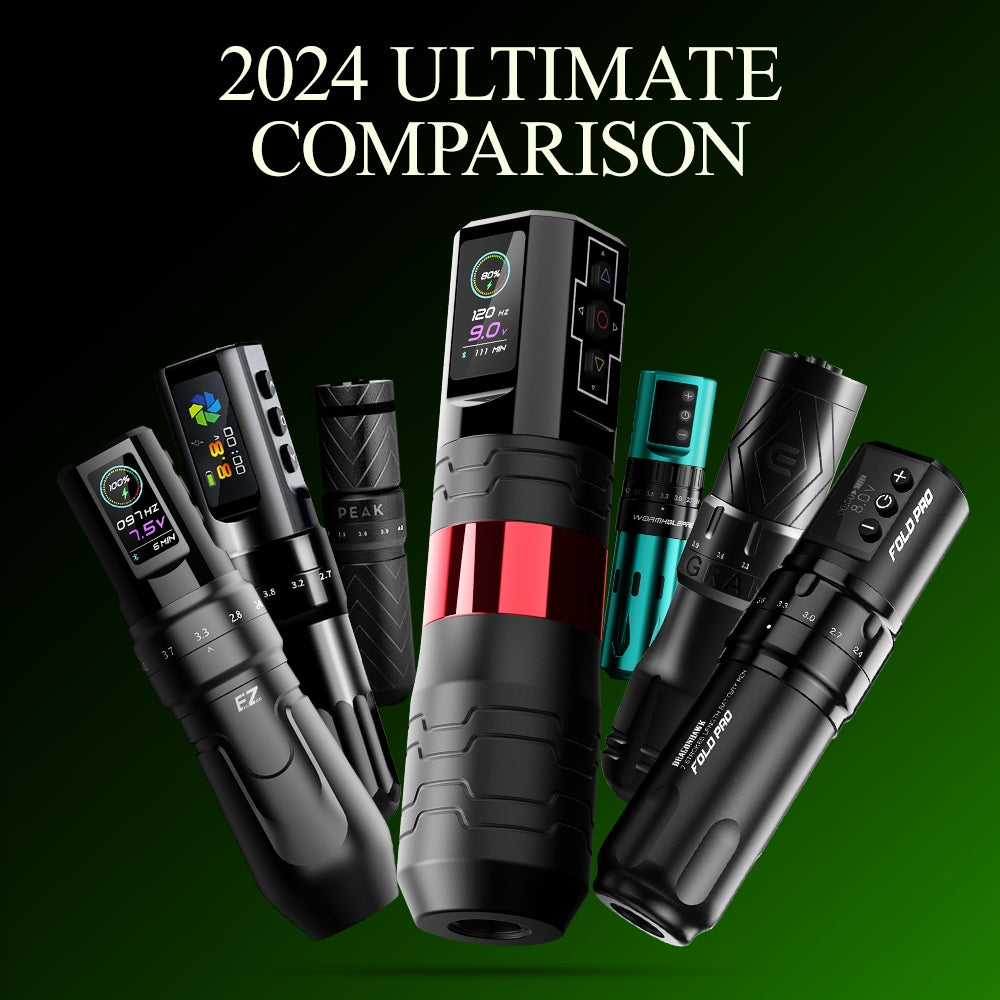 Comparing Top 7 Brands of Adjustable Stroke Wireless Tattoo machines-Which One Is Best Suited for You?