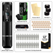 EZ P2S Pro (3.5mm) Disposable Tattoo Grip Full Set-Tattoo kit - EZ TATTOO SUPPLY