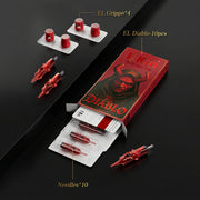 INKin El Diablo Finger Ledge Tattoo Cartridges Needles - EZ TATTOO SUPPLY