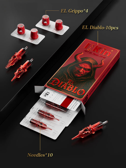 INKin El Diablo Finger Ledge Tattoo Cartridges Needles - EZ TATTOO SUPPLY