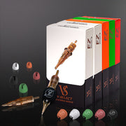 EZ V-Select tattoo needles kit (100Pcs) & EZ Foam Cartridge Cover - EZ TATTOO SUPPLY