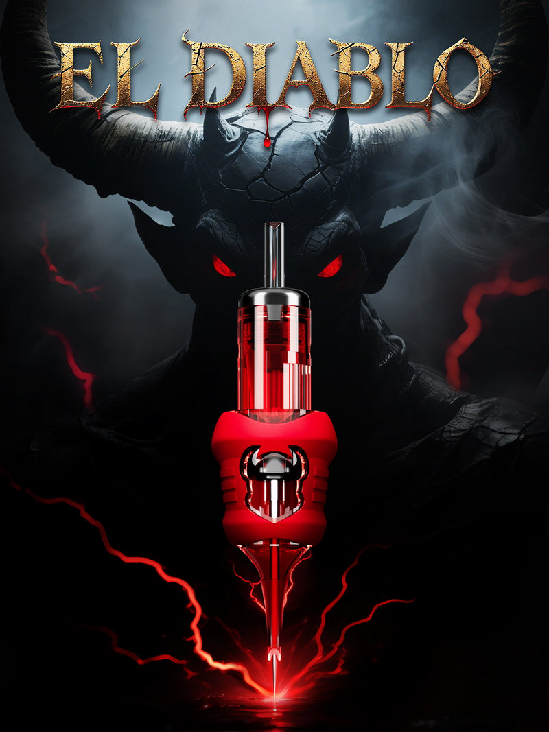 INKin El Diablo Finger Ledge Tattoo Cartridges Needles - EZ TATTOO SUPPLY