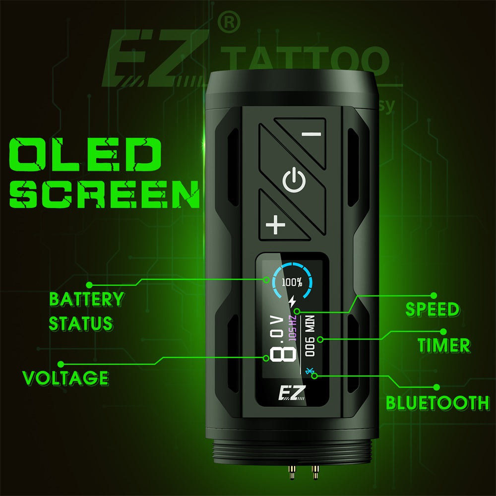 EZ P2S Pro Wireless Tattoo Machine | Brushless Direct Drive — EZ