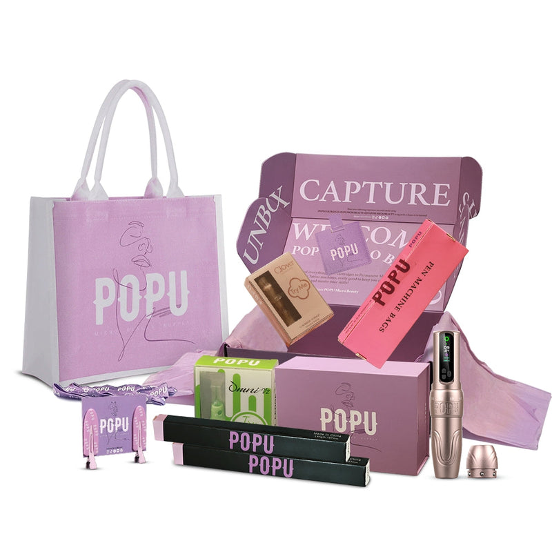POPU CARE BOX DIVA MACHINE KIT - EZ TATTOO SUPPLY