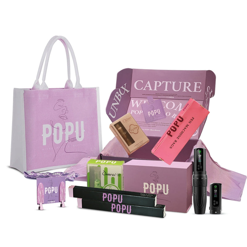 POPU CARE BOX DIVA MACHINE KIT - EZ TATTOO SUPPLY