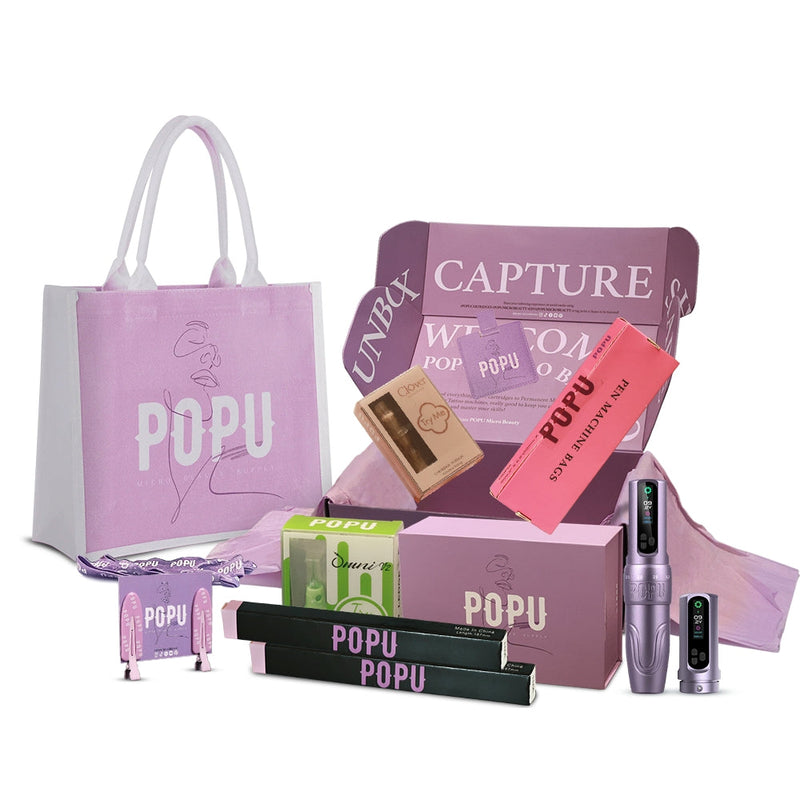 POPU CARE BOX DIVA MACHINE KIT - EZ TATTOO SUPPLY