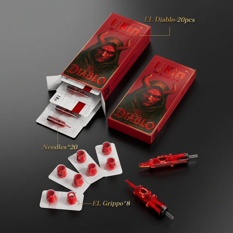 INKin El Diablo Finger Ledge Tattoo Cartridges Needles - EZ TATTOO SUPPLY