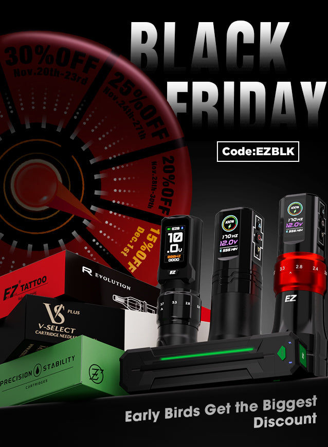 EZ TATTOO タトゥーマシン 航空アルミニウム製 EZ Traxex rotary tattoo machine — EZ TATTOO SUPPLY