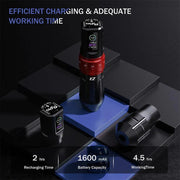 EZ P3 Pro Tattoo Machine Zuper Black Tattoo Kit-Full Set - EZ TATTOO SUPPLY