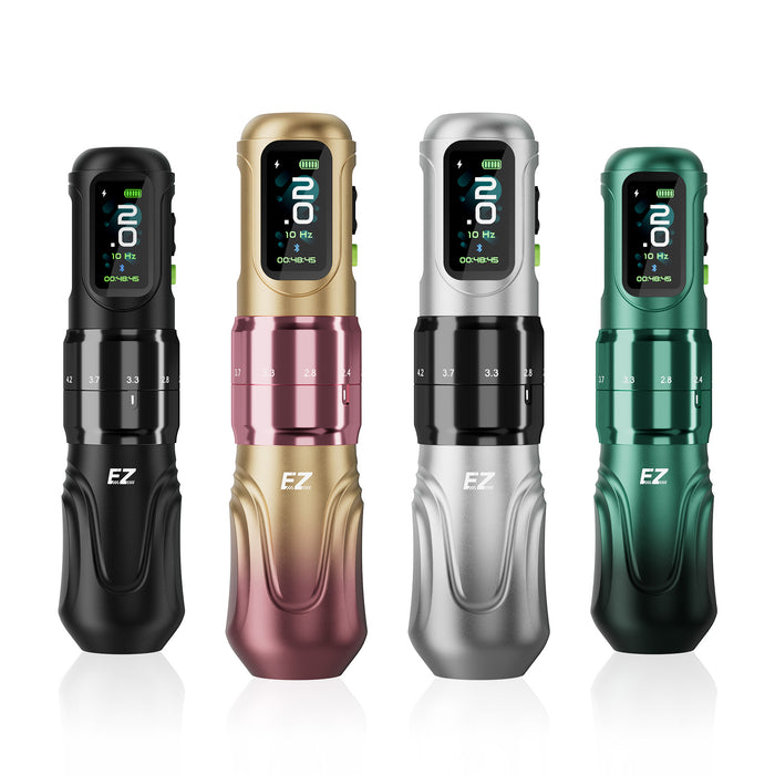 EZ P6 Adjustable Stroke Wireless Tattoo Pen Advanced Bundle - EZ TATTOO SUPPLY