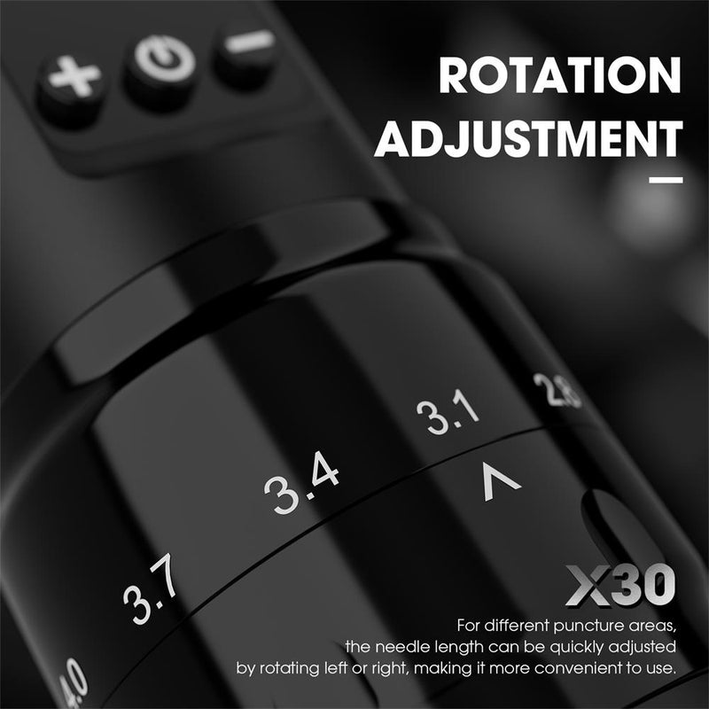 Filter X30 Six Options Adjustable Stroke Wireless Tattoo Machine - EZ TATTOO SUPPLY