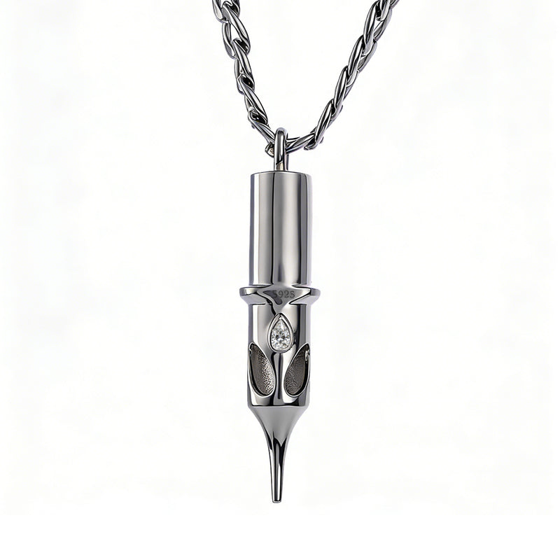 EZ Tattoo Cartridge Pendant Necklace