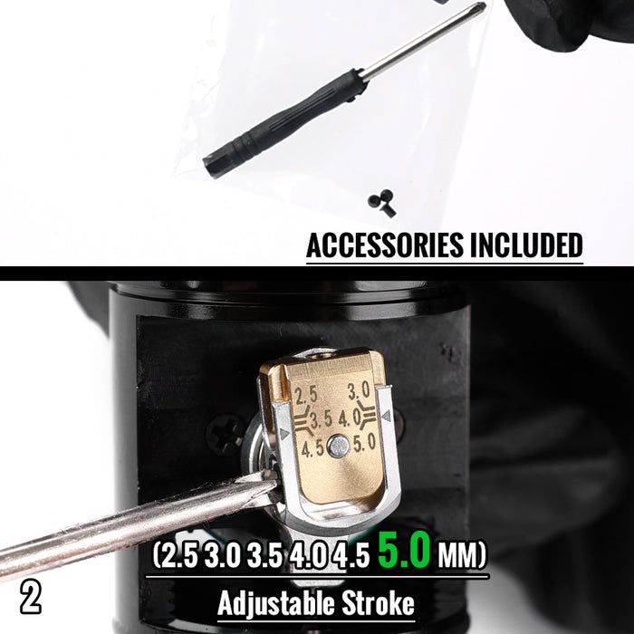 EZ P3 Pro Turbo 2.0 Upgrade Direct Drive Wireless Tattoo Machine with Adjustable Stroke 5.0mm - EZ TATTOO SUPPLY