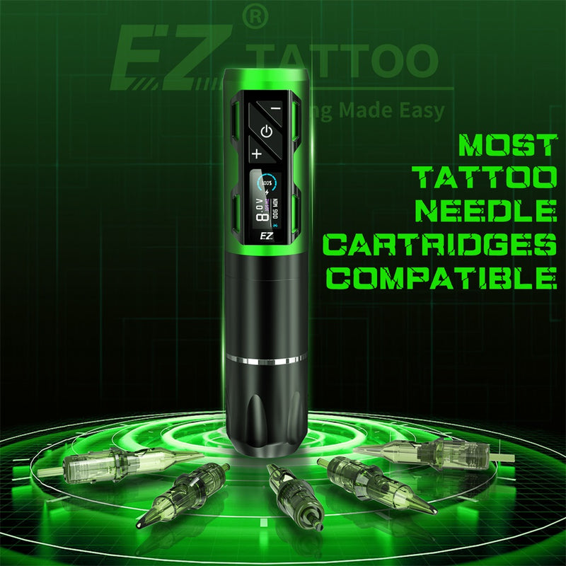 EZ P2S Pro (3.5mm) Disposable Tattoo Grip Full Set-Tattoo kit - EZ TATTOO SUPPLY