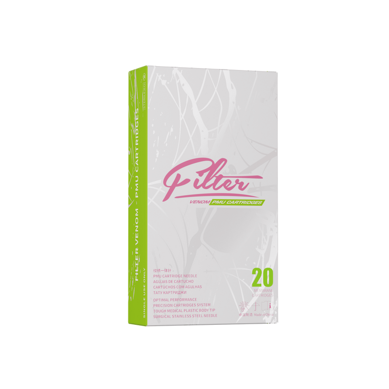 Filter Venom PMU cartridge needles Round Liner - EZ TATTOO SUPPLY