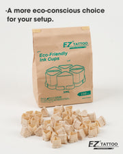 EZ Tattoo Biodegradable Connectable Ink Cups – 1mL, 150PCS
