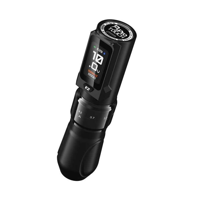EZ P3 Pro Touch Adjustable Stroke Touchscreen Wireless Tattoo Machine - EZ TATTOO SUPPLY