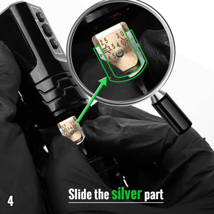 EZ P3 Pro Turbo 2.0 Upgrade Direct Drive Wireless Tattoo Machine with Adjustable Stroke 5.0mm - EZ TATTOO SUPPLY