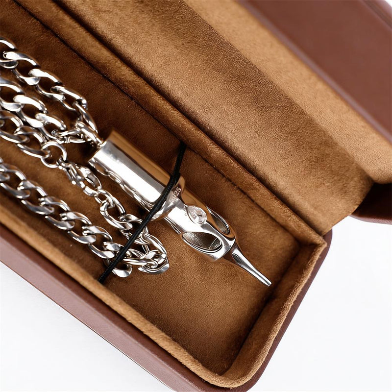 EZ Tattoo Cartridge Pendant Necklace