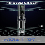 Filter X30 Six Options Adjustable Stroke Wireless Tattoo Machine Beginners Kits - EZ TATTOO SUPPLY