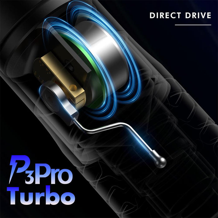 EZ P3 Pro Turbo Adjustable Stroke Wireless Tattoo Pen Advanced Bundle