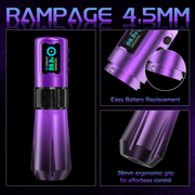 Rampage Direct Drive Lining Black Basic Tattoo Kit  – 4.5mm Stroke - EZ TATTOO SUPPLY