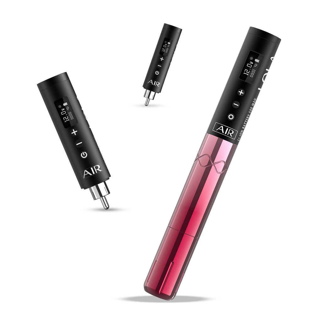 LOLA AIR Wireless PMU Pen Machine | 3 Batteries- EZ TATTOO SUPPLY