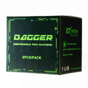 EZ Dagger D Disposable Tattoo Machine -Pack of 8PCS - EZ TATTOO SUPPLY