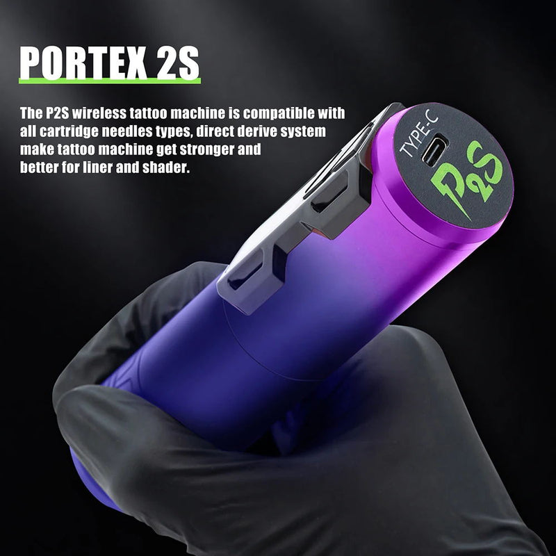 EZTATTOO P2S Purple Gradient (4.0mm)  Disposable Tattoo Grip Full Set-Tattoo kit - EZ TATTOO SUPPLY