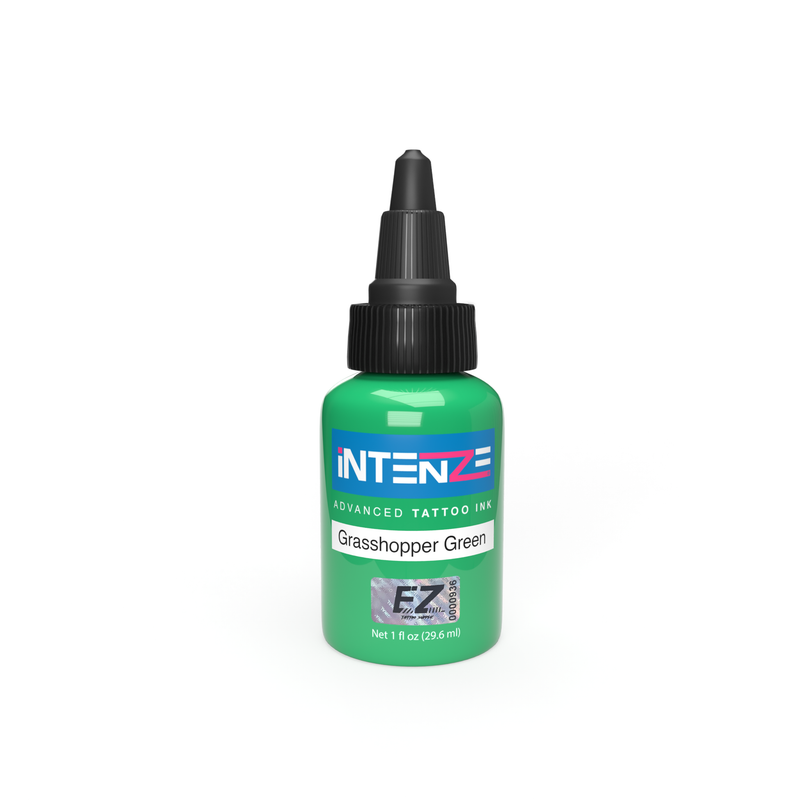 Grasshopper Green Intenze Tattoo Ink - EZ TATTOO SUPPLY