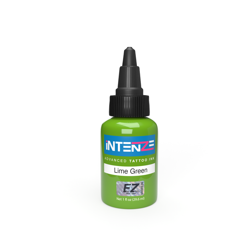Lime Green Intenze Tattoo Ink - EZ TATTOO SUPPLY