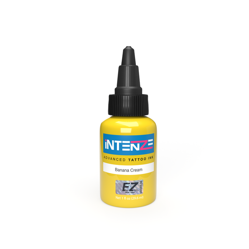 Banana Cream Intenze Tattoo Ink - EZ TATTOO SUPPLY