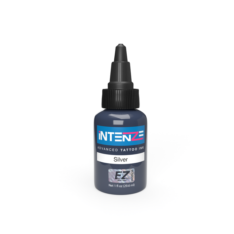 Silver Intenze Tattoo Ink - EZ TATTOO SUPPLY