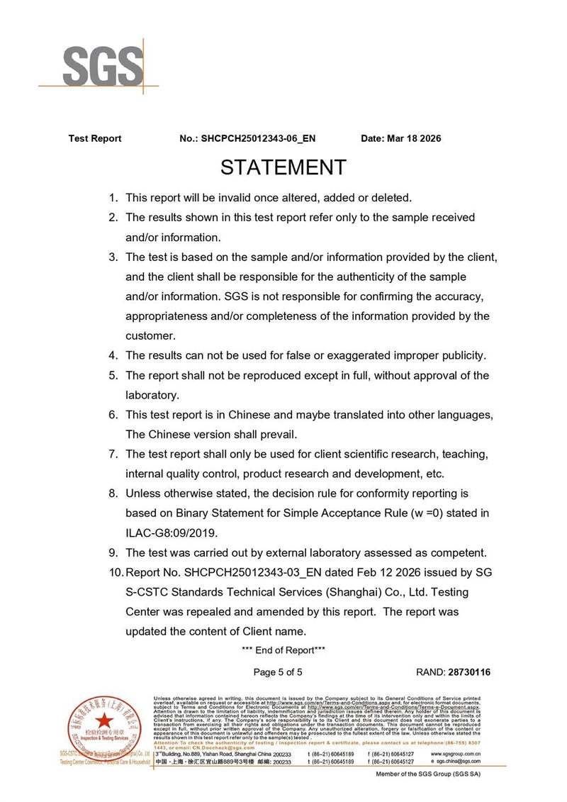 International Testing Reports - Report 5