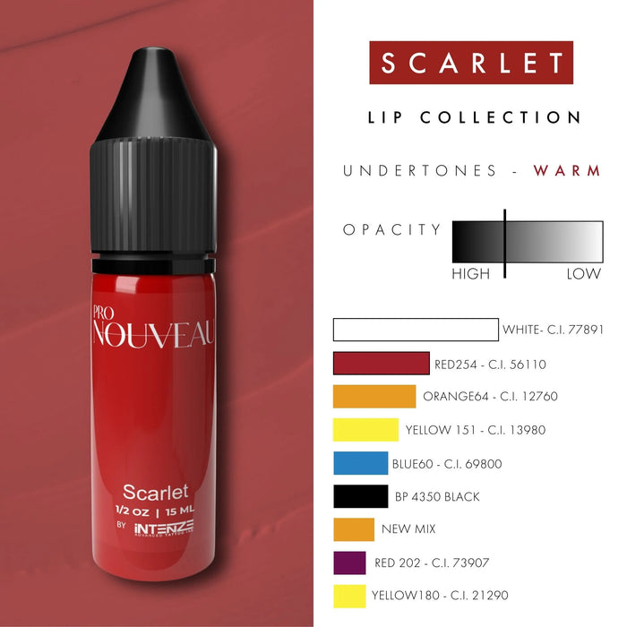 Pro Nouveau - Scarlet - Lips Pigment