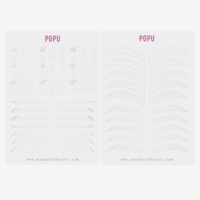 POPU Double Side PMU Practice Pads (5PCS) - EZ TATTOO SUPPLY