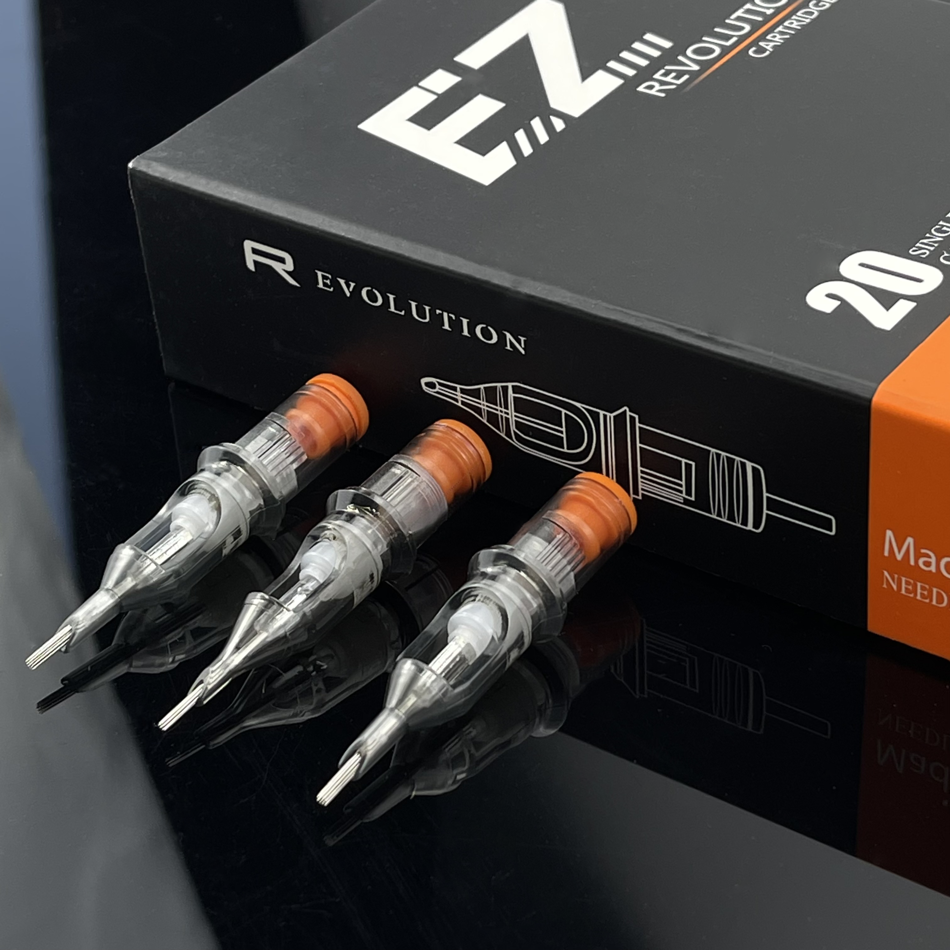 EZ tattoo Revolution cartridge needles Round Shader - EZ TATTOO SUPPLY