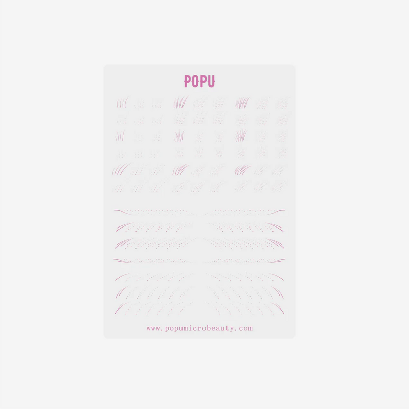 POPU Double Side PMU Practice Pads (5PCS) - EZ TATTOO SUPPLY