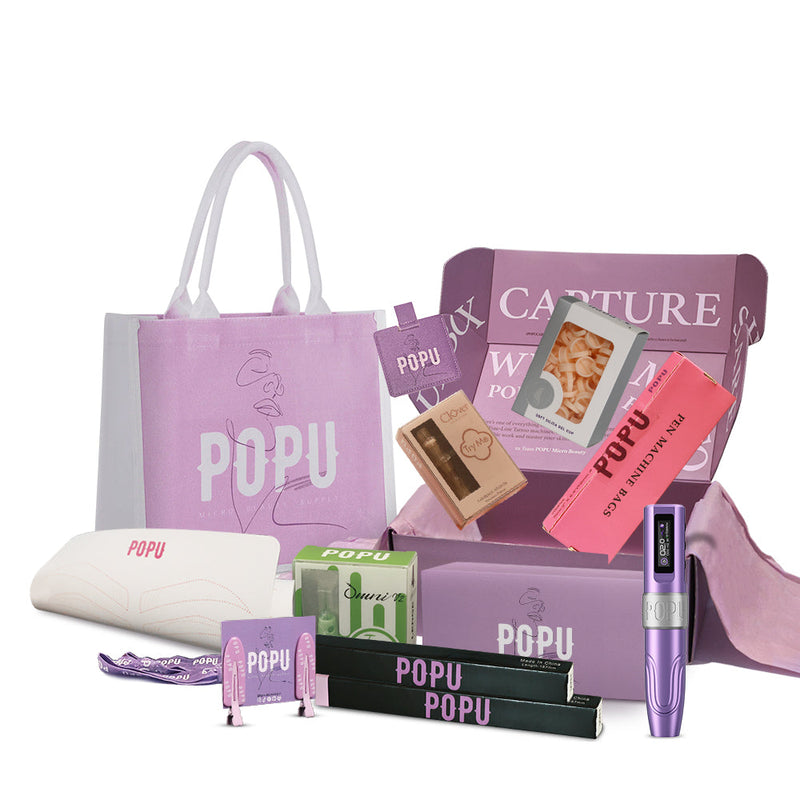POPU CARE BOX PMU KIT-MINI DIVA - EZ TATTOO SUPPLY