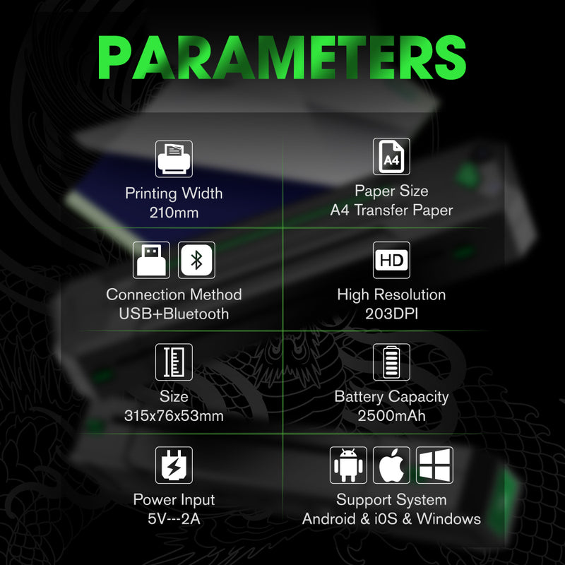 EZ Tattoo Transfer Pro Kit - EZ TATTOO SUPPLY