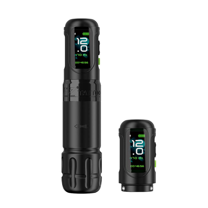 EZ P6 Turbo Direct Drive Adjustable Stroke Wireless Tattoo Machine 1.0–5.0mm