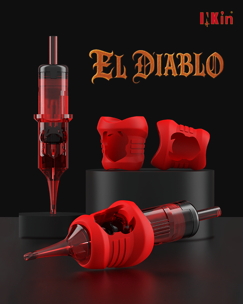 INKin El Diablo Finger Ledge Tattoo Cartridges Needles (10pcs) - EZ TATTOO SUPPLY