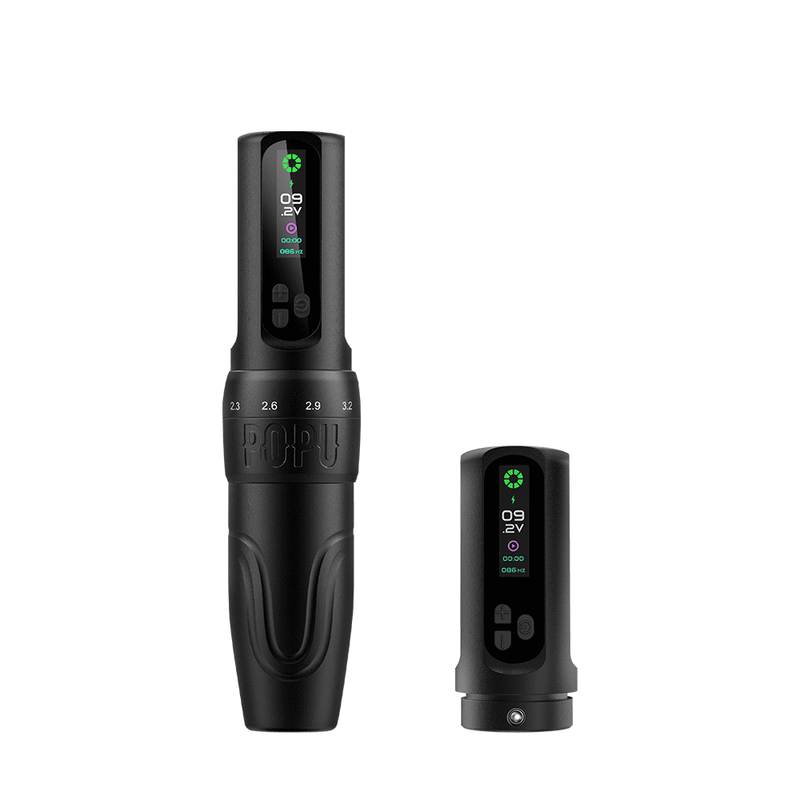 POPU DIVA Adjustable Stroke wireless Tattoo & PMU Machine - EZ TATTOO SUPPLY