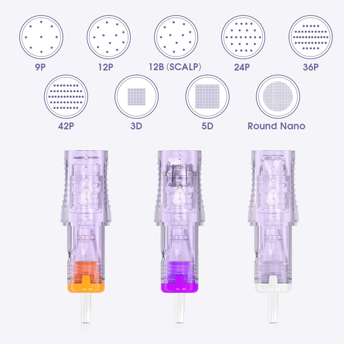 Universal microneedling cartridge needles