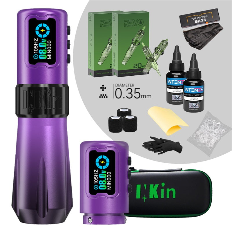 Rampage Direct Drive Lining Black Basic Tattoo Kit  – 4.5mm Stroke - EZ TATTOO SUPPLY