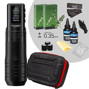 EZ P3 pro Turbo 2.0  Direct Drive Lining Black Basic Tattoo Kit  – Adjustable Stroke 5.0mm - EZ TATTOO SUPPLY