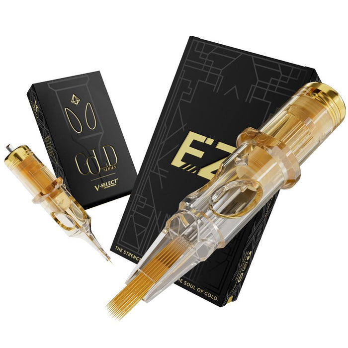 EZ TATTOO V-Select Gold Series Cartridge Needles - EZ TATTOO SUPPLY