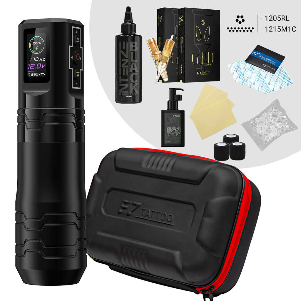 EZ P3 Pro Turbo 2.0 Wireless Tattoo Machine Beginners Advanced
